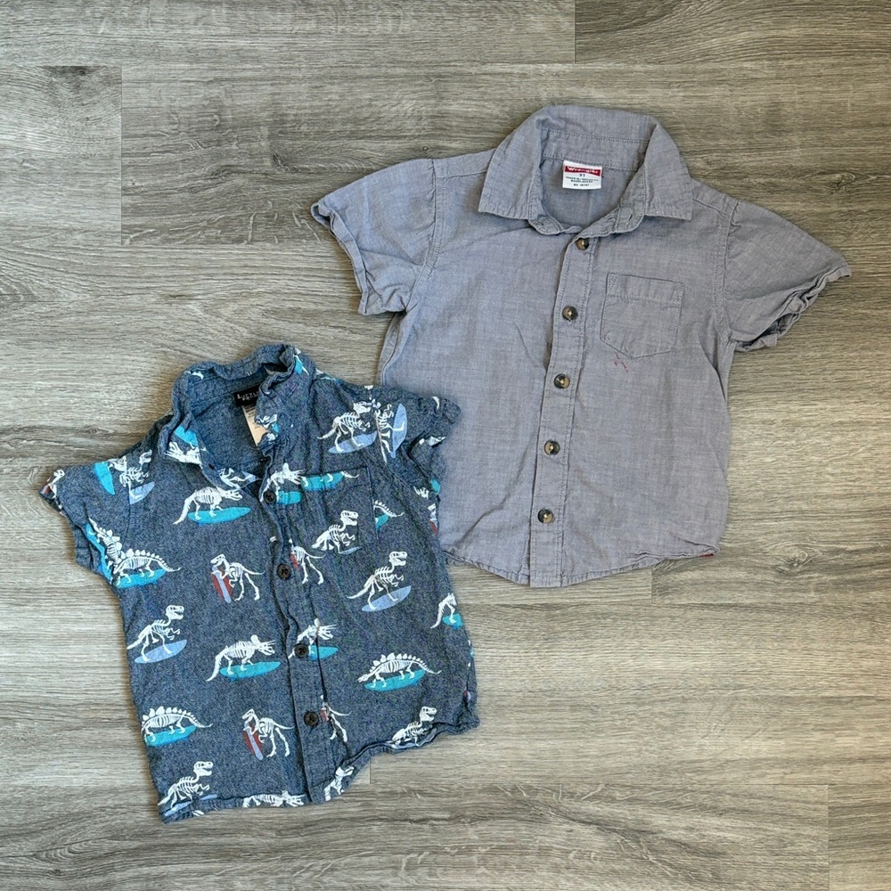 Wrangler/Little Rebel toddler boys button down shirts
